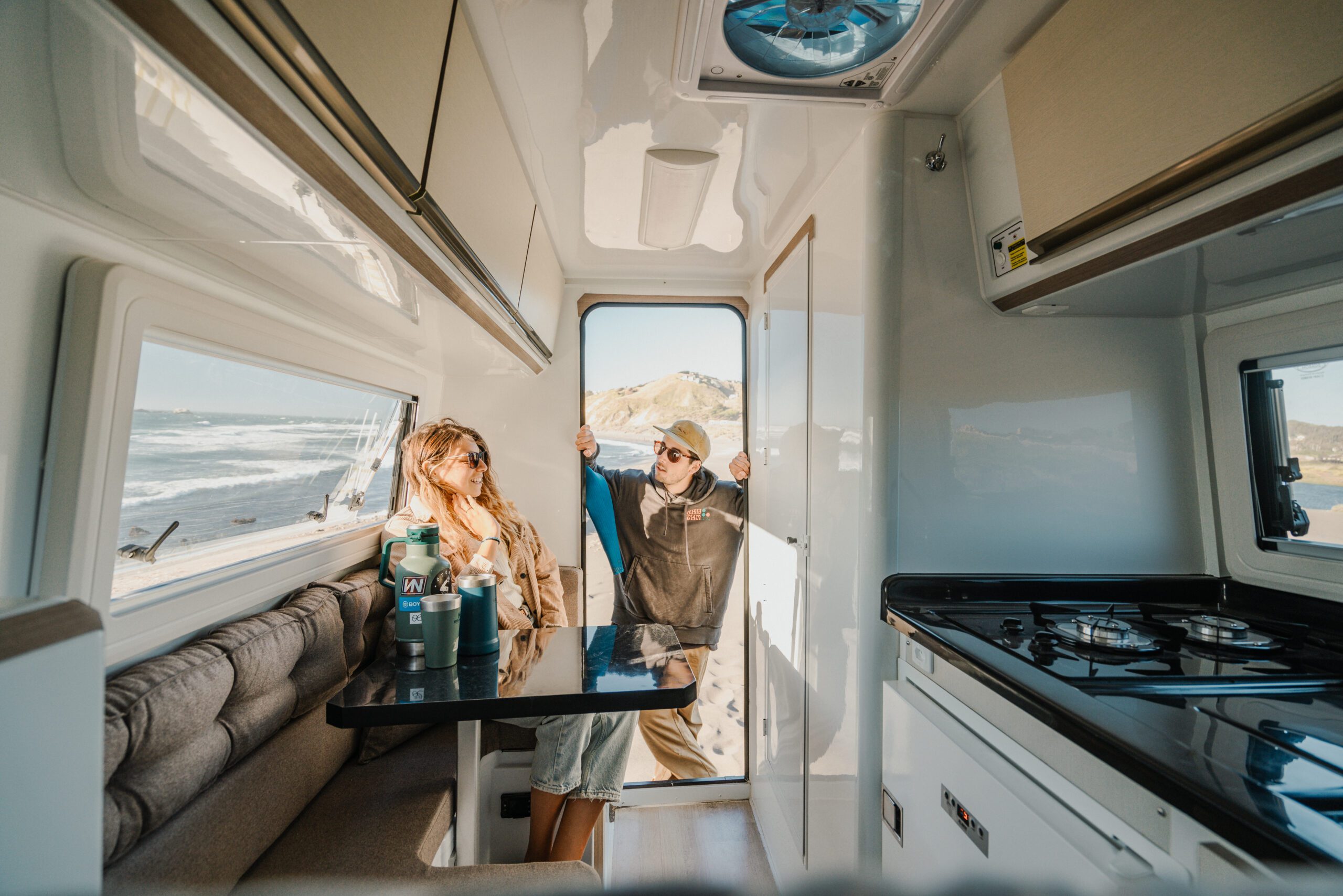3. 180 Sur Campers Rental - Duaron Zion camper 4x4 - interior - outdoor vanlife